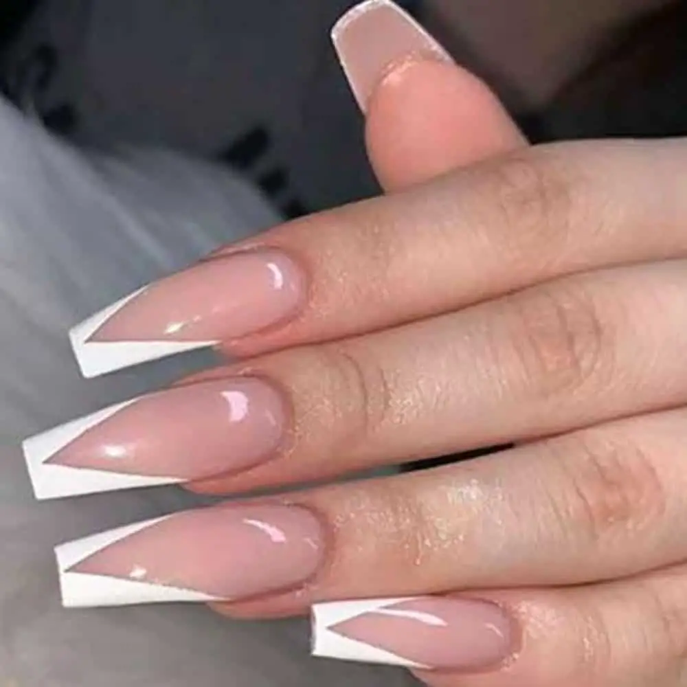 Triangle Tips Nails