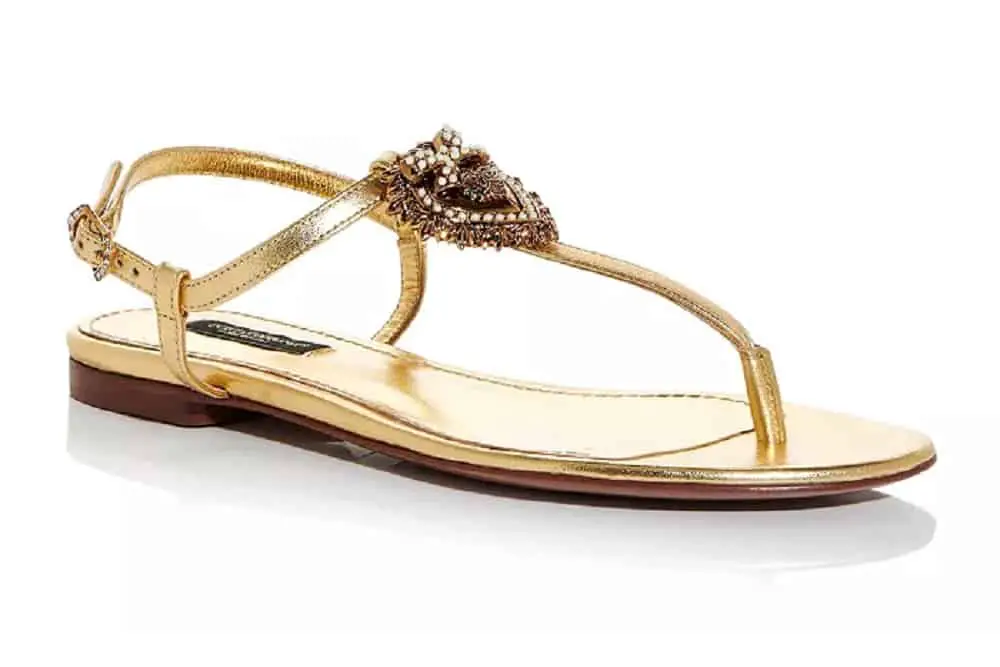 Dolce & Gabbana Embellished Thong Sandals
