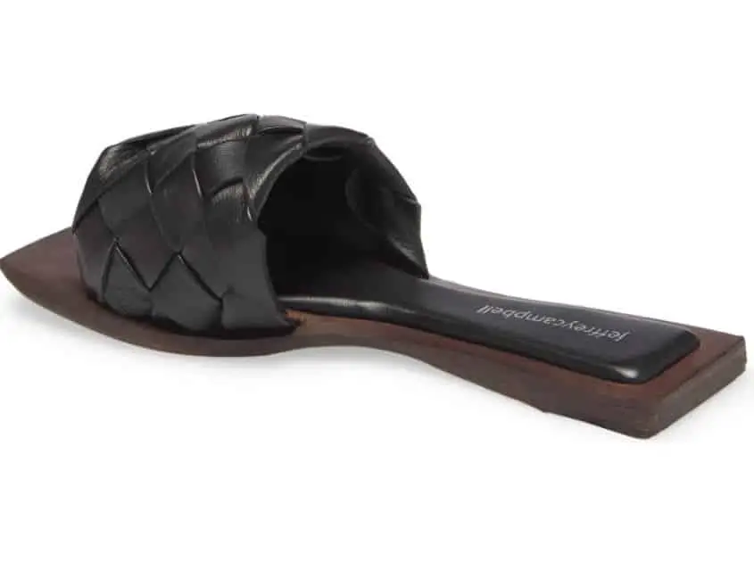 Jeffrey Campbell Slide Sandal Summer Slippers Square Toe Slides