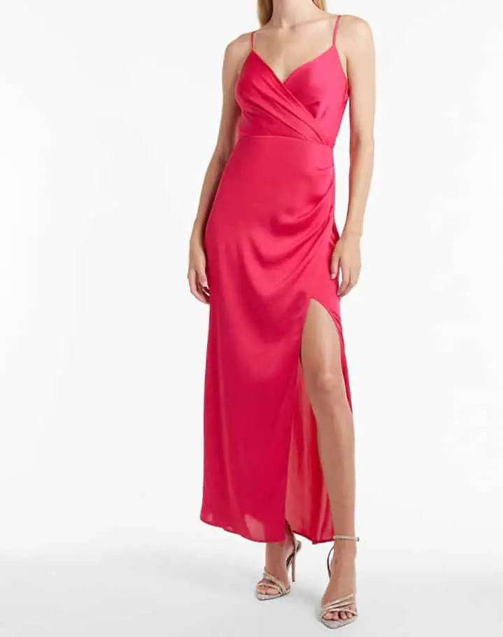 Wrap Front Maxi Dress by Express
